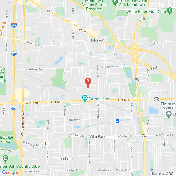 Lee's Oven Repair location map: 230 Laura Dr, Addison, IL 60101, United States, Addison, Illinois